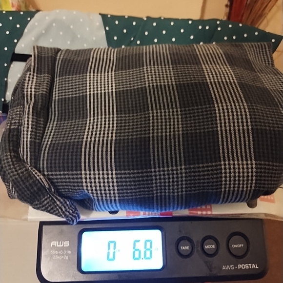 Ben Sherman Men's Black and Gray Checkered Plaid Button Down Shirt Size Medium - Picture 8 of 8